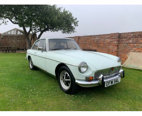 1973 MGB GT, 1798cc. Registration number DFM 94L. Chassis number GHD5 316684 G. Engine number BHM 1111ES 59278. Sold with the