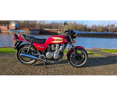 1983 Honda CB750F, 748cc. Registration number UKY 12Y. Frame number RC04 2211951. Engine number RC04E 2219851. Sold with the 