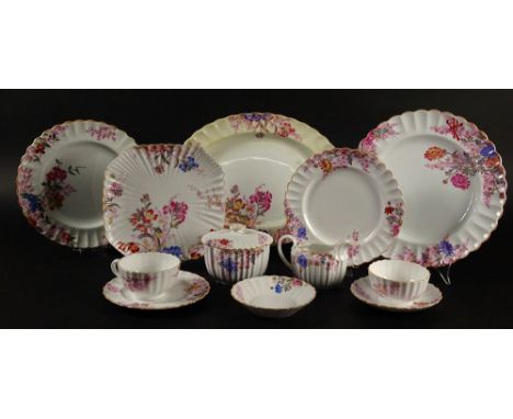 Eighty-One (81) Piece Spode "Chelsea Garden" Partial Dinner Service. This Set Includes 14 Dinner Plates (one with Hairline), 