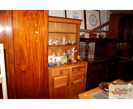A light oak dresser
