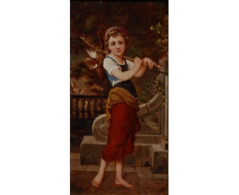French School (late 19th/early 20th century)A Good Catchindistinctly signed, oil on mahogany panel, 33cm x 17cm 