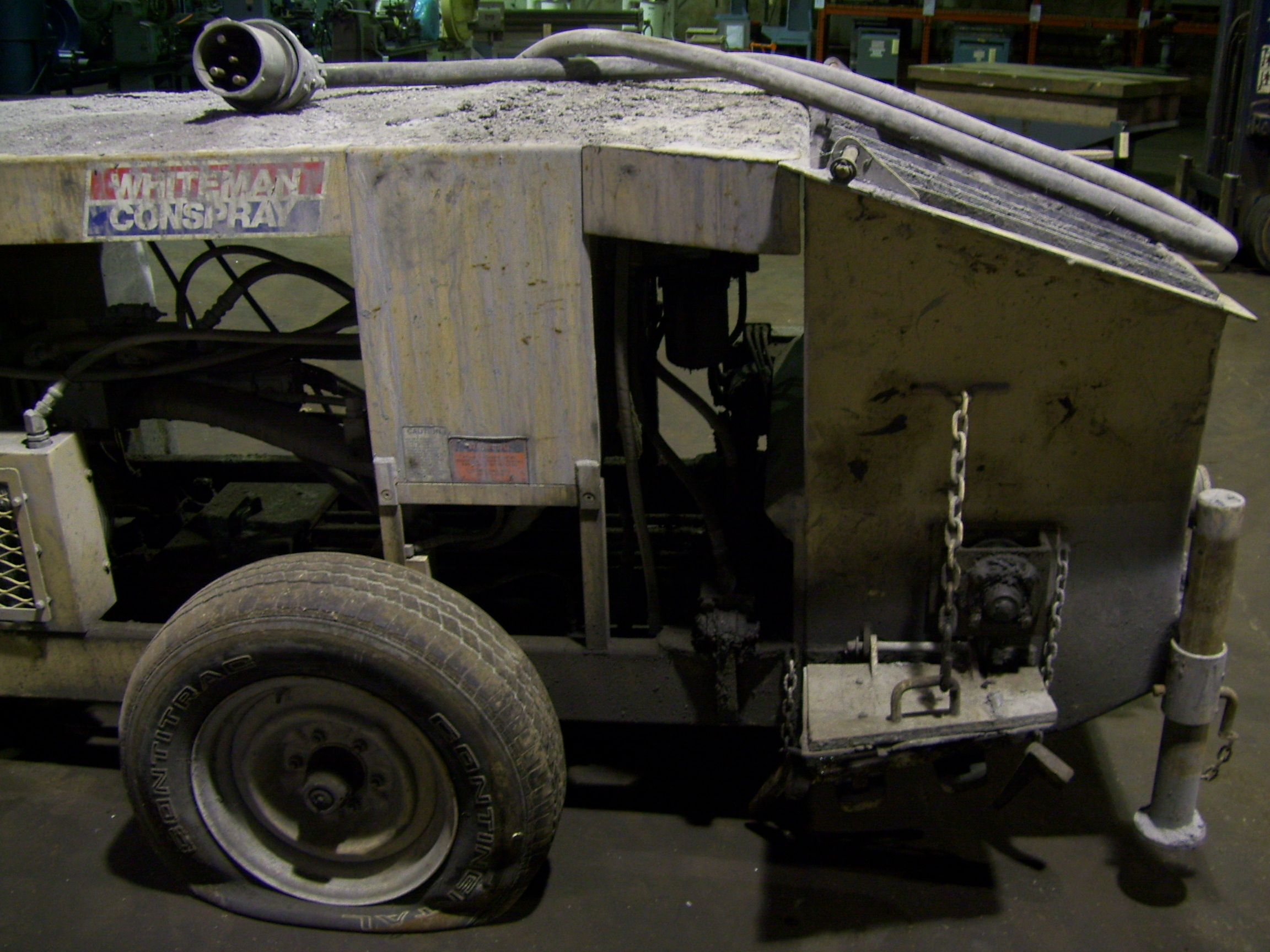 Whiteman Conspray Refractory/Concrete Pump SV20EHP S/N 5017 new in