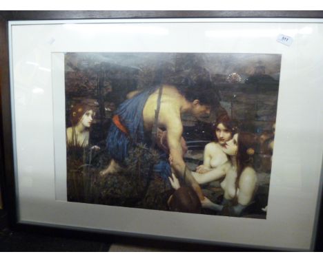 FRAMED AND GLAZED PRINT