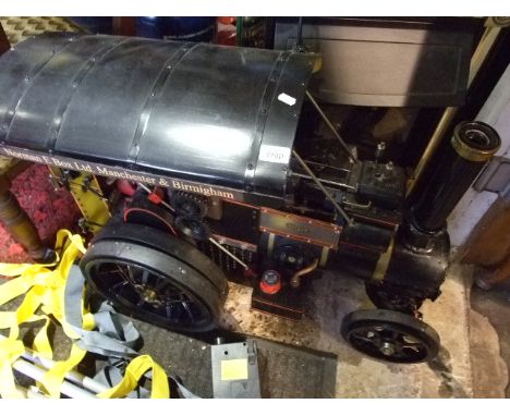 SCRATCH BUILT MODEL TRACTION ENGINE (BATTERY POWERED)
