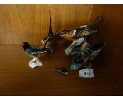 4 GOEBEL BIRDS