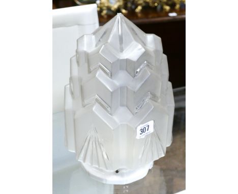 1920s decorative glass ceiling light fitting 