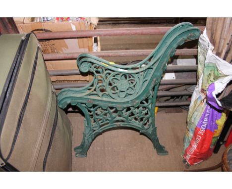 A pair of bench ends 