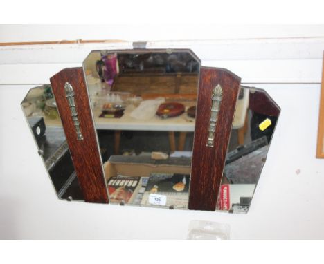 An Art Deco wall mirror