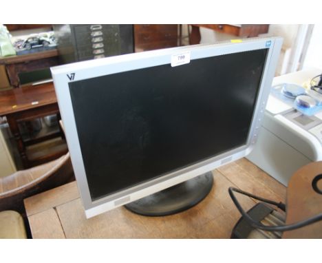 A flat screen television
