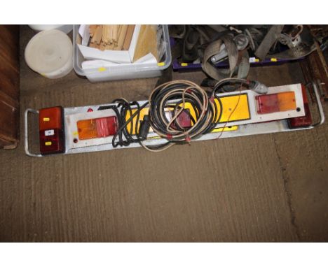 Two trailer light boards 