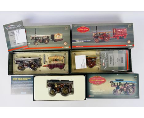 Corgi - Three boxed 1:50 scale Limited Edition diecast model vehicles from Corgi's 'Vintage Glory of Steam' series. Lot consi