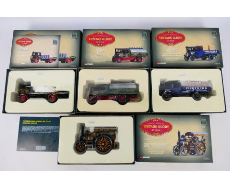 Corgi - Four boxed 1:50 scale Limited Edition diecast model vehicles from Corgi's 'Vintage Glory of Steam' series. Lot consis