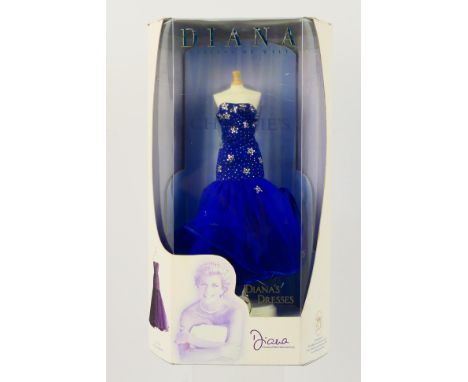 Hasbro - A boxed and extremely rare prototype mannequin that depicts a dress worn by HRH Diana Princess of Wales. Shortly aft