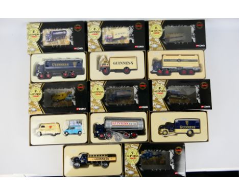 Corgi - A collection of 'Guinness' themed diecast model vehicles from Corgi. Lot includes # 26701 AEC MkV Mammoth Major tanke