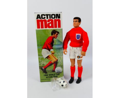 Hasbro - Action Man - A boxed Limited Edition 1966 World Cup Action Man by Hasbro. The figure numbered to box lid 171 of 1000