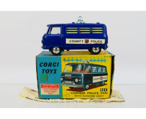 Corgi - A boxed Commer Police 464 with flashing light # 464. The model appears in Excellent condition in a Good box with some