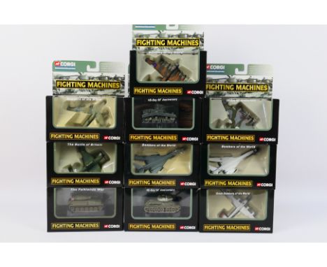 Corgi - Fighting Machines - Diecast - Ten Fighting Machines items to include CS90131 Ju-87 Stuka Divebomber, CS90117 Scorpion