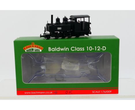 Bachmann Narrow Gauge - A 1:76/009 Scale 391-026 Baldwin Class 10-12-D 590 Welsh Highland Railway Black. This item appears to