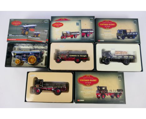 Corgi - Four boxed 1:50 scale Limited Edition diecast model vehicles from Corgi's 'Vintage Glory of Steam' series. Lot consis