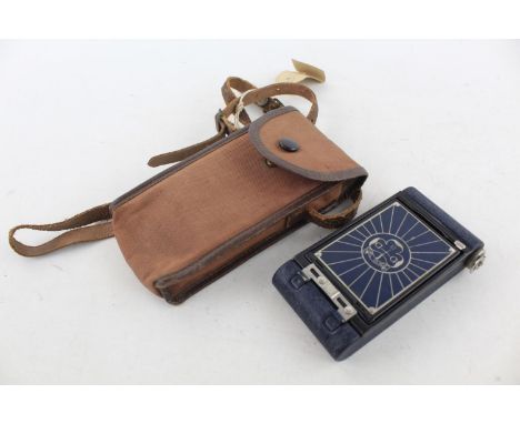 Kodak Vest Pocket Vintage Camera Girl Guides Edition Circa 1921-1935 With Case (Not Original)  This camera is FULLY WORKING E