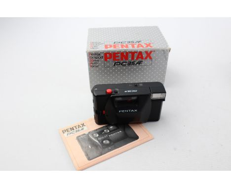 Pentax PC35AF Compact Film Camera w/ Original Box  Sold as UNTESTED Please see photographs 