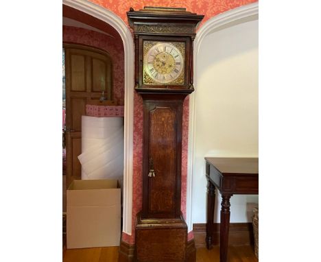 A SUPERB EARLY OAK LONGCASE CLOCK by GABRIEL SMITH BARTHOMLEY, CIRCA. 1720, eight-day movement, strikes on the hour, on a bel