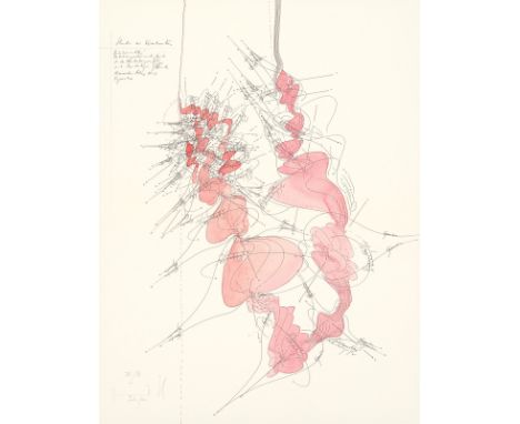 Jorinde Voigt (Frankfurt am Main 1977 – lebt in Berlin). „Studie zur Verantwortung“. 2014Ditone-Print auf Velin.  61&nbsp;×&n