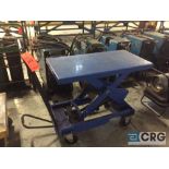 20 X 40 inch portable die lifting table