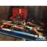 Lot of asst Milwaukee electric tools including (2) sawzall’s (2) drills and (5) small grinders