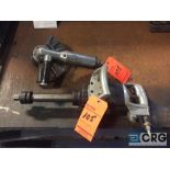 Lot of (2) Ingersoll Rand pneumatic hand tools including mn 285B 1 inch impact gun 5200 rpm, and (1)