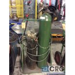 acetylene cutting torch set with cart (NO BOTTLES INCLUDED)
