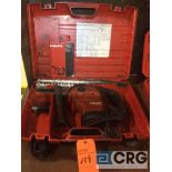 Hilti TE 60 heavy duty combination hammer drill with case