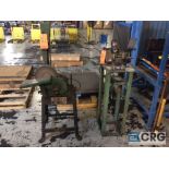 Lot of (2) shop tools including Grizzly combination 6 inch belt and 9 inch disc sander, and Delta