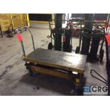 24 X 48 inch portable die lifting tble