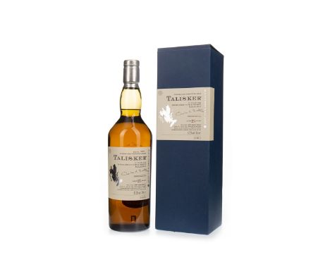 TALISKER AGED 25 YEARS - 2005 RELEASE Single Malt Scotch Whisky Bottled 2005, bottle no. 6,119 of 15,600. 70cl, 57.2% volume,