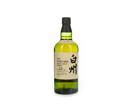 HAKUSHU AGED 12 YEARS Single Malt Scotch Whisky 70cl, 40% volume.