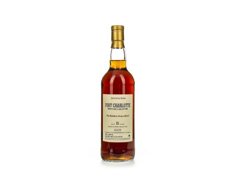 PORT CHARLOTTE PRIVATE CASK AGED 15 YEARS Single Malt Scotch Whisky Filled into sherry quarter cask no. 150 on 17th May 2002.