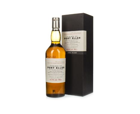 PORT ELLEN 1979 5TH RELEASE AGED 25 YEARS Single Malt Scotch Whisky Bottled 2005, bottle no. 1676 of 5280. 70cl, 574% volume,