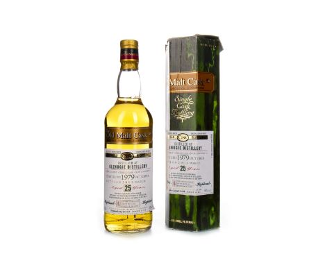 GLENUGIE 1979 OLD MALT CASK AGED 25 YEARS Single Malt Scotch Whisky Distilled October 1979, matured in hogshead DL ref. 1094,