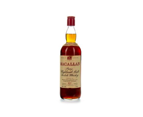 MACALLAN G&amp;M 15 YEARS OLD 70 PROOF Single Malt Scotch Whisky Matured in sherry wood. 26 2/3 fl.oz (75cl), 70° proof.