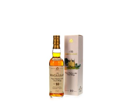 MACALLAN 10 YEARS OLD - 35CL Single Malt Scotch Whisky Matured in sherry wood. 35cl, 40% volume, in carton.