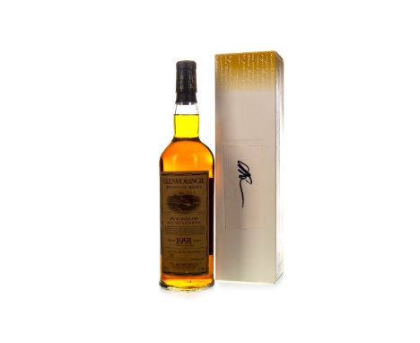 GLENMORANGIE 1991 MISSOURI OAK Single Malt Scotch Whisky Single Malt Scotch Whisky Bottle no. 815 of 1000. 70cl, 55.7% volume