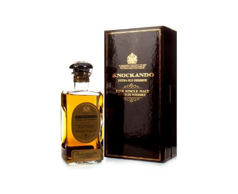 KNOCKANDO 1965 Single Malt Scotch Whisky Bottled 1990. Full sized bottle, no strength stated, in box.