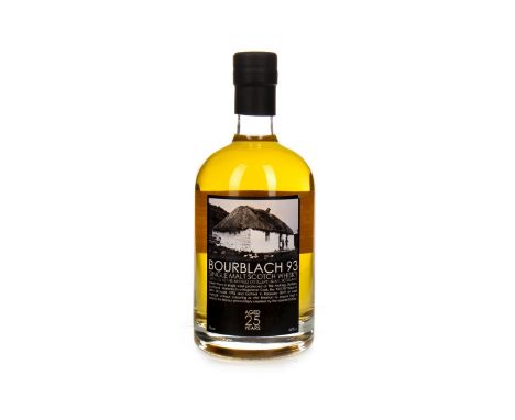 ARDBEG 1993 BOURBLACH 93 AGED 25 YEARS Single Malt Scotch Whisky Hogshead no. 93/1757 filled 28 October 1993, bottled Februar