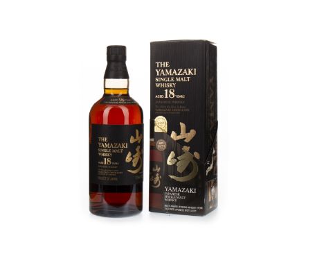 YAMAZAKI AGED 18 YEARS Single Malt Scotch Whisky 70cl, 43% volume, in carton.
