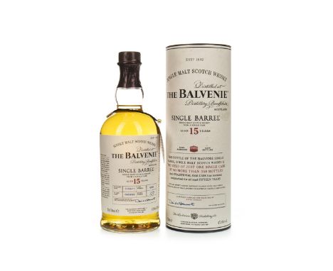 BALVENIE 1995 SINGLE BARREL AGED 15 YEARS Single Malt Scotch Whisky Cask no. 9065 filled 9 August 1995, bottled 31 May 2011, 