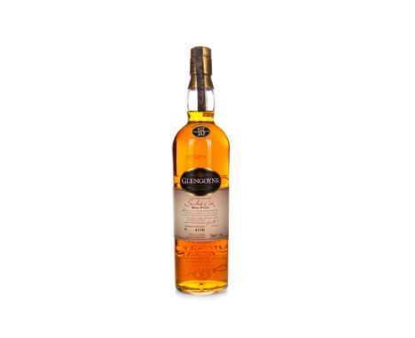 GLENGOYNE SCOTTISH OAK AGED 15 YEARS Single Malt Scotch Whisky Bottled no. A 4176. 700ml, 43% volume.