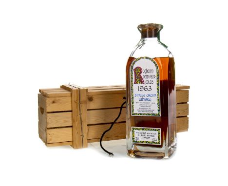 ROGHAINN NAM FEAR-EOLAIS 1963 Single Grain Scotch Whisky Distilled 14 August 1963, matured in cask no 1214-1217, decanter no.
