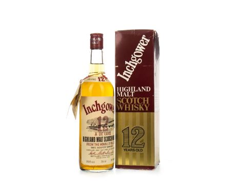INCHGOWER 12 YEARS OLD Single Malt Scotch Whisky 26 26/3 fl.oz (75.7cl), 70° proof, in carton.