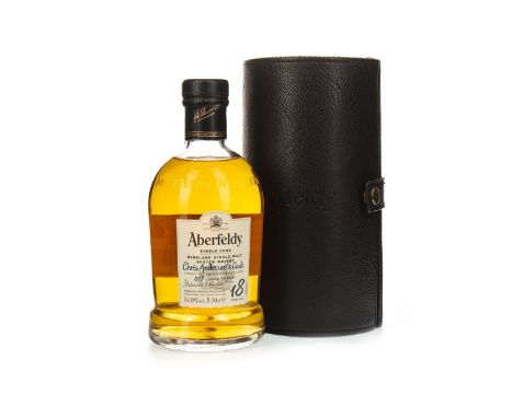ABERFELDY 'CHRIS ANDERSON'S CASK' 18 YEARS Single Malt Scotch Whisky Bottled to celebrate Chris Anderson's retirement after 4